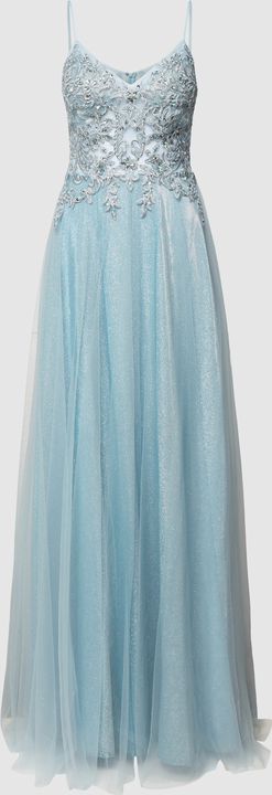 Niebieska sukienka Luxuar Fashion