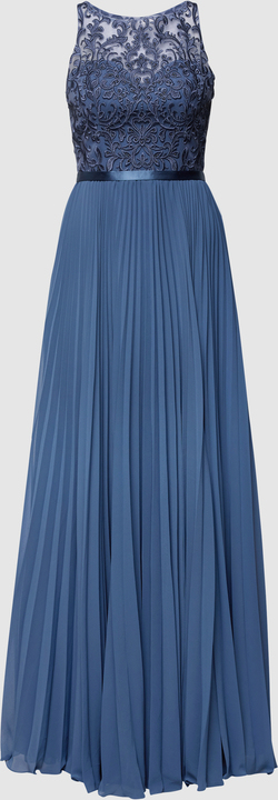 Niebieska sukienka Luxuar Fashion
