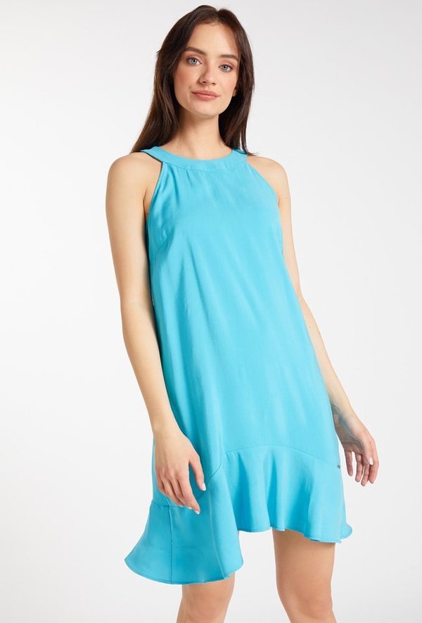 Niebieska sukienka Monnari mini bez rękawów