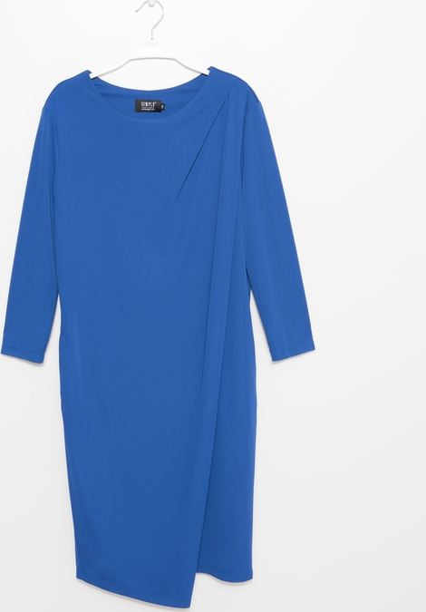 Niebieska sukienka simple