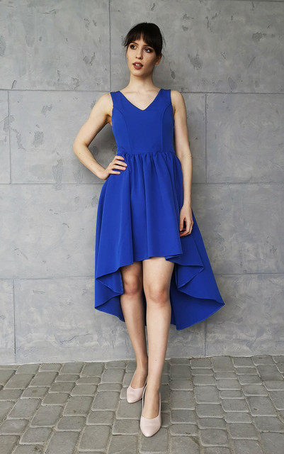Niebieska sukienka Sklepfilloo