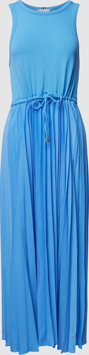 Niebieska sukienka Tommy Hilfiger bez rękawów
