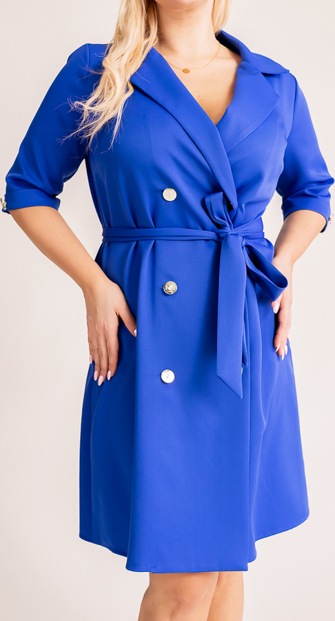 Niebieska sukienka Tono w stylu casual