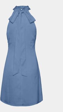 Niebieska sukienka YAS bez rękawów