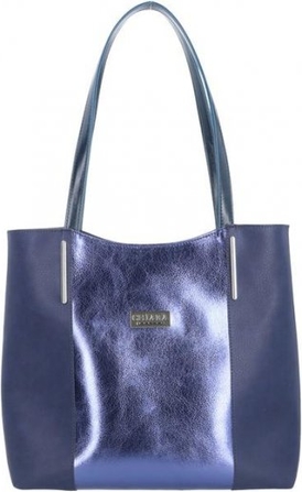 Niebieska torebka Chiara Design duża na ramię