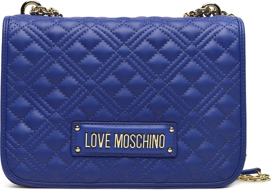 Niebieska torebka Love Moschino na ramię mała matowa