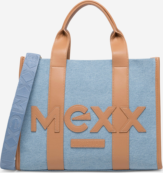 Niebieska torebka MEXX do ręki matowa