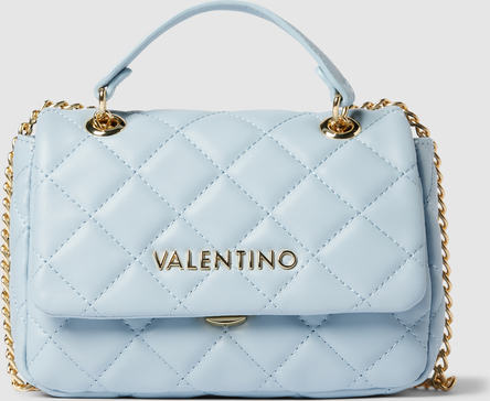Niebieska torebka Valentino Bags średnia pikowana na ramię