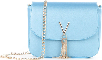 Niebieska torebka Valentino by Mario Valentino matowa mała