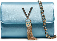 Niebieska torebka Valentino na ramię matowa mała