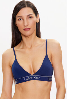 Niebieski biustonosz Calvin Klein Underwear