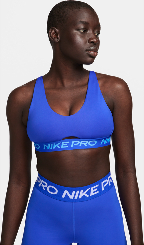 Niebieski biustonosz Nike