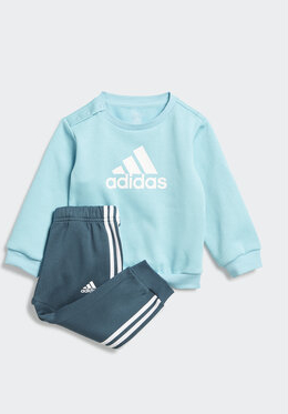Niebieski dres dziecięcy Adidas z dzianiny