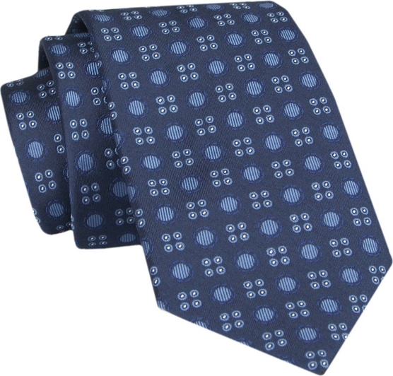 Niebieski krawat Angelo Di Monti