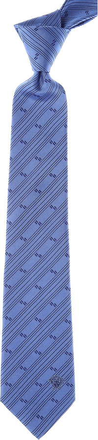 Niebieski krawat Gianni Versace