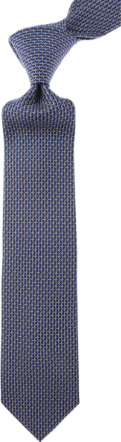 Niebieski krawat Salvatore Ferragamo