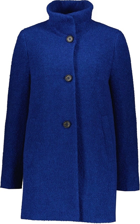 Niebieski płaszcz Gil Bret bez kaptura krótki z wełny