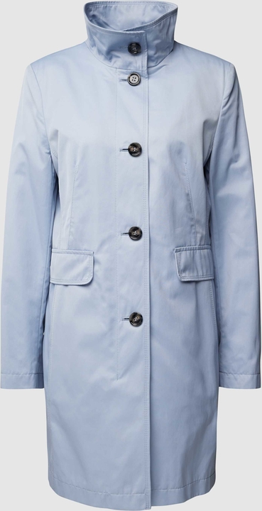 Niebieski płaszcz Gil Bret z bawełny w stylu casual bez kaptura