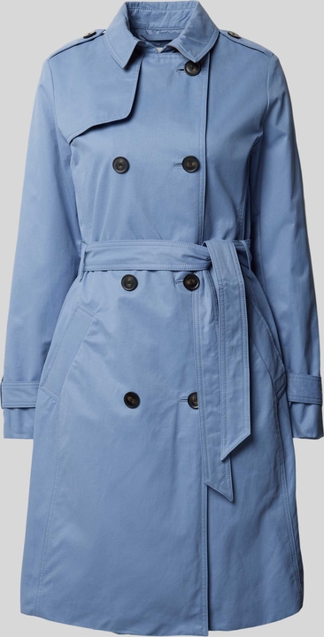 Niebieski płaszcz S.Oliver w stylu casual