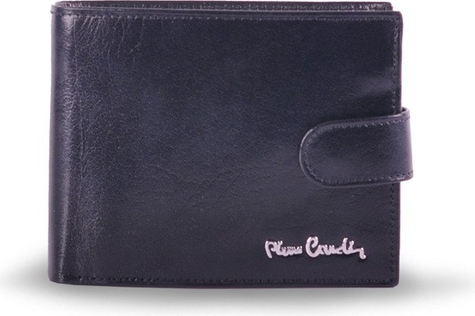 Niebieski portfel męski Pierre Cardin na bilon