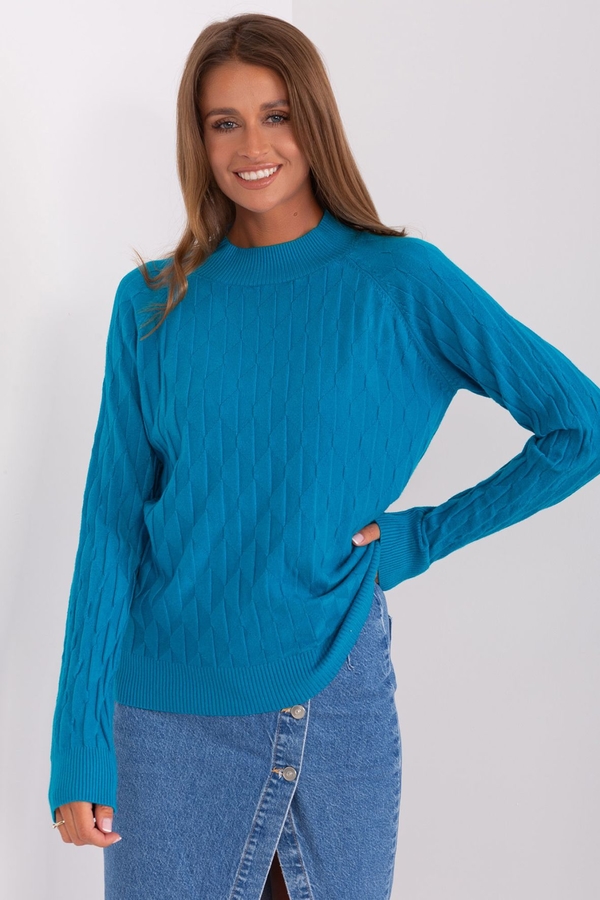 Niebieski sweter 5.10.15 w stylu casual