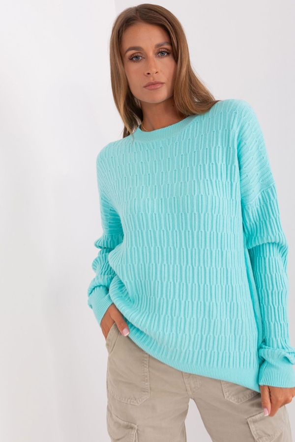 Niebieski sweter 5.10.15 w stylu casual