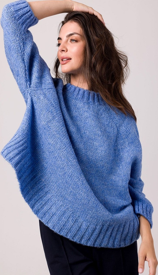 Niebieski sweter BeWear
