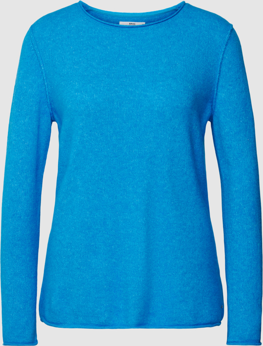 Niebieski sweter Brax w stylu casual