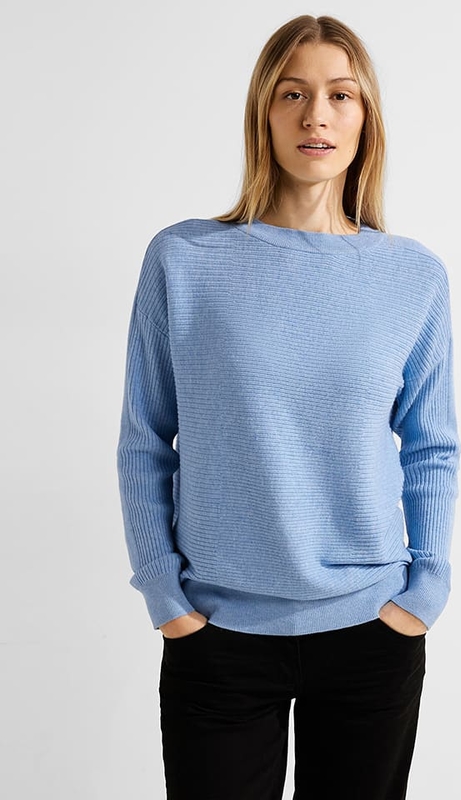 Niebieski sweter Cecil