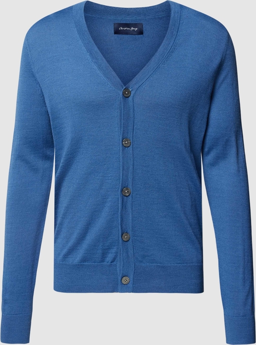 Niebieski sweter Christian Berg w stylu casual z wełny