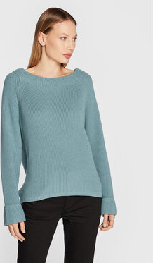 Niebieski sweter comma, w stylu casual