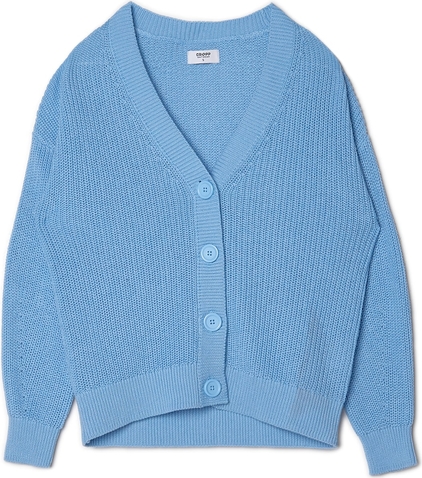 Niebieski sweter Cropp w stylu casual z bawełny