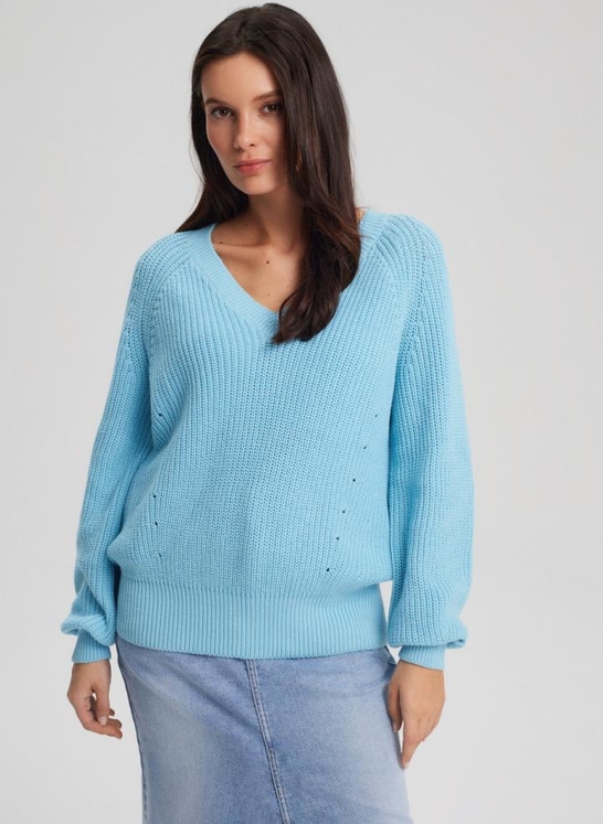 Niebieski sweter Diverse
