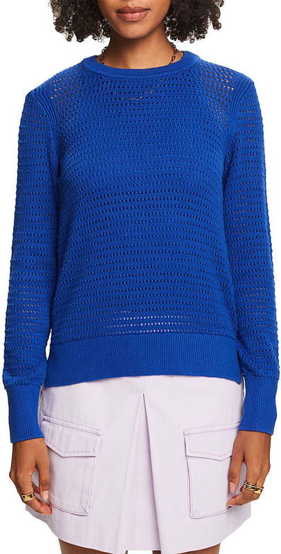 Niebieski sweter Esprit w stylu casual