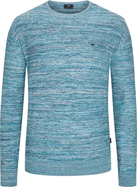 Niebieski sweter Fynch Hatton z bawełny