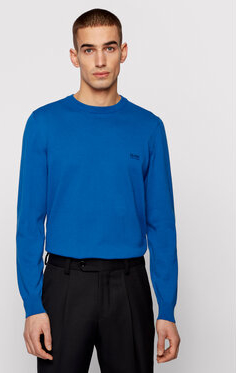 Niebieski sweter Hugo Boss