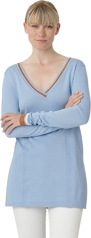 Niebieski sweter Ilse Jacobsen w stylu casual