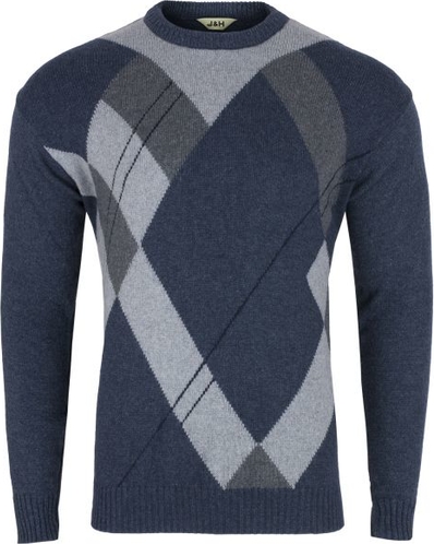 Niebieski sweter J&h z wełny