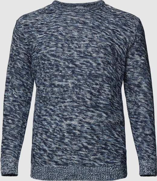 Niebieski sweter Jack & Jones z okrągłym dekoltem