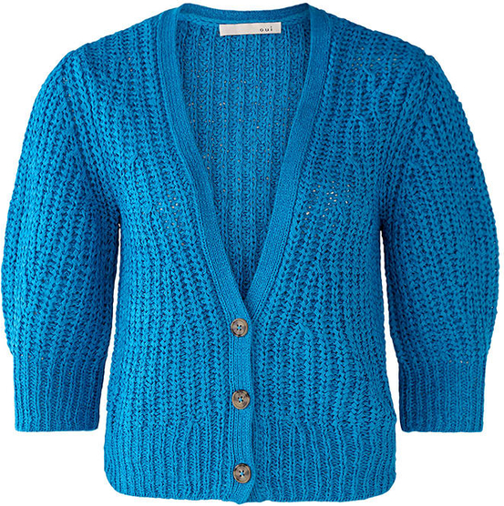 Niebieski sweter Limango Polska w stylu casual