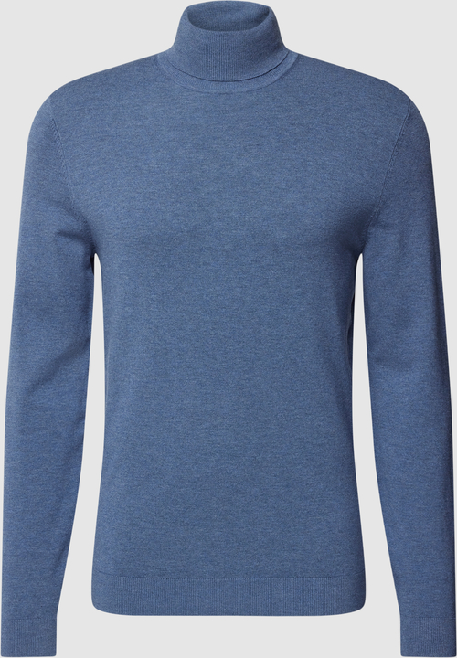 Niebieski sweter McNeal z golfem