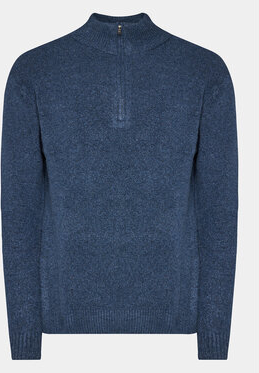 Niebieski sweter MODIVO w stylu casual