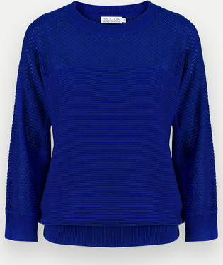Niebieski sweter Molton w stylu casual z wełny