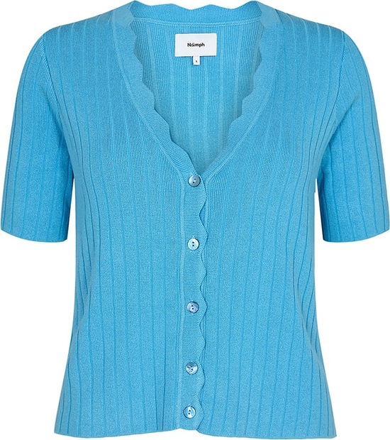 Niebieski sweter Numph w stylu casual