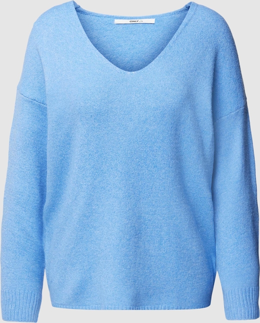 Niebieski sweter Only w stylu casual