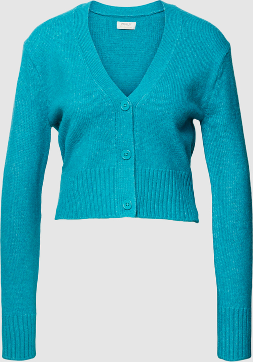 Niebieski sweter Only z wełny w stylu casual