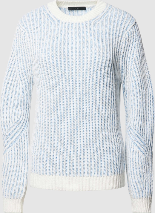 Niebieski sweter Peek&Cloppenburg z bawełny