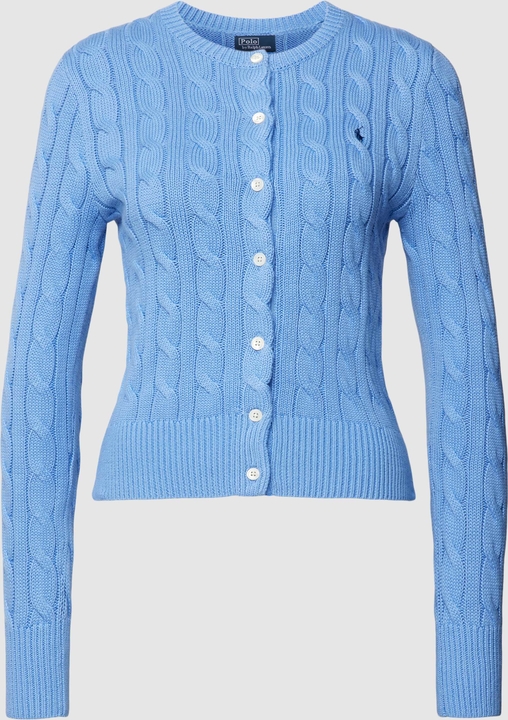 Niebieski sweter POLO RALPH LAUREN w stylu casual z bawełny