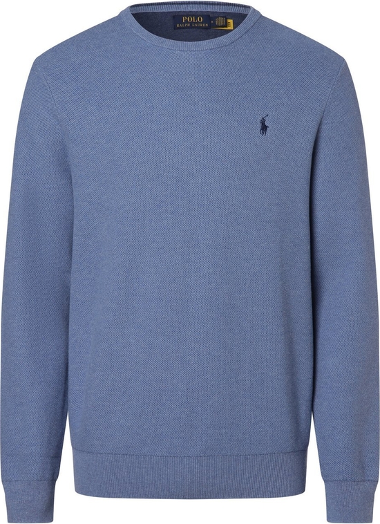 Niebieski sweter POLO RALPH LAUREN w stylu casual z bawełny