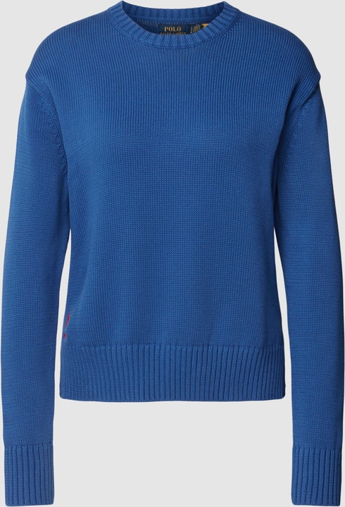 Niebieski sweter POLO RALPH LAUREN z bawełny w stylu casual
